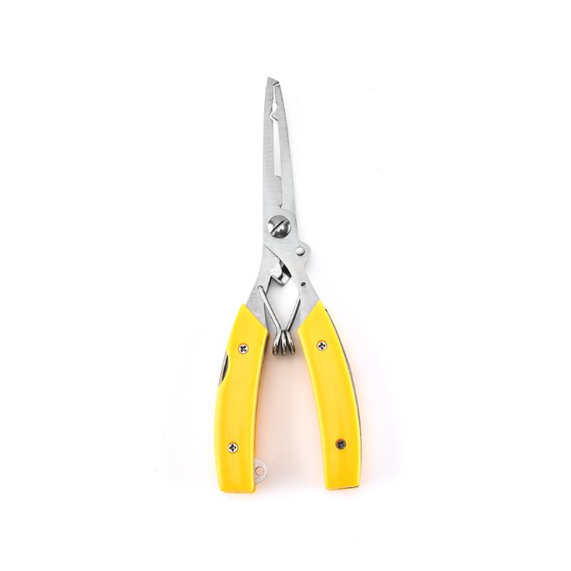 Stainless Steel Luia Pliers with Folding Knife Disconnector Fish Mouth Pliers Fishing Scissors Open Ring Pliers Rowing Rope Kayak Camping Fishing Tool