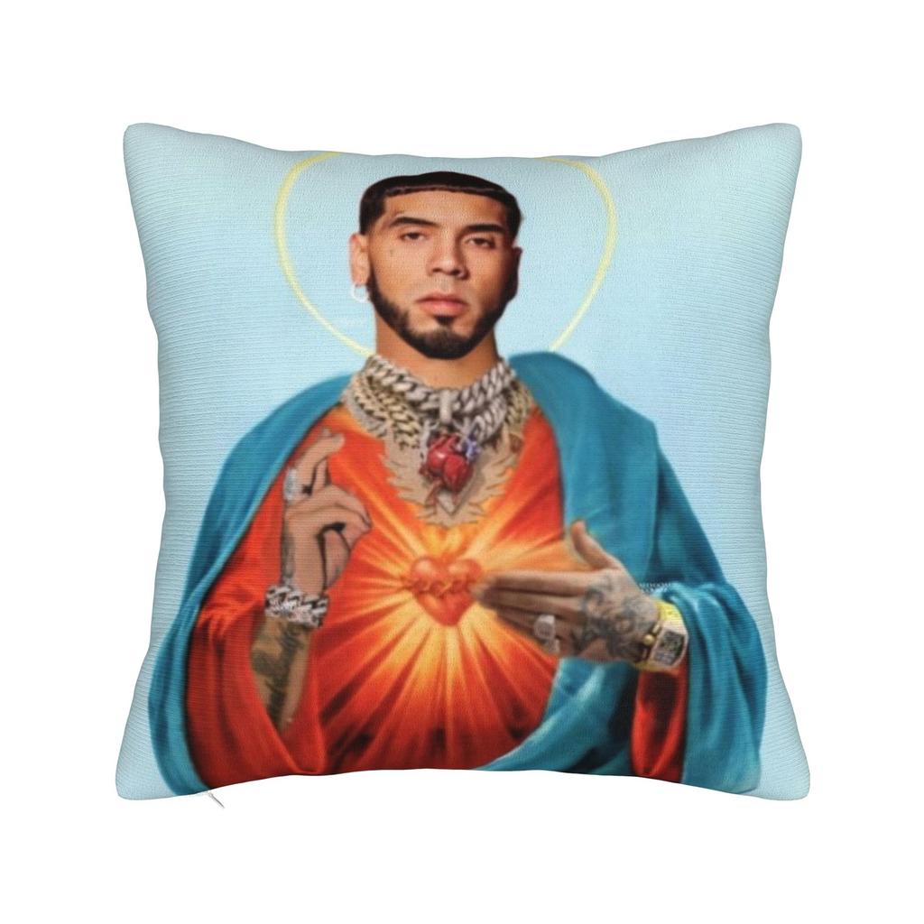 Pillow Cover Anuel AA   Vintage Pillow Case For Living Room Chair Pillowcases