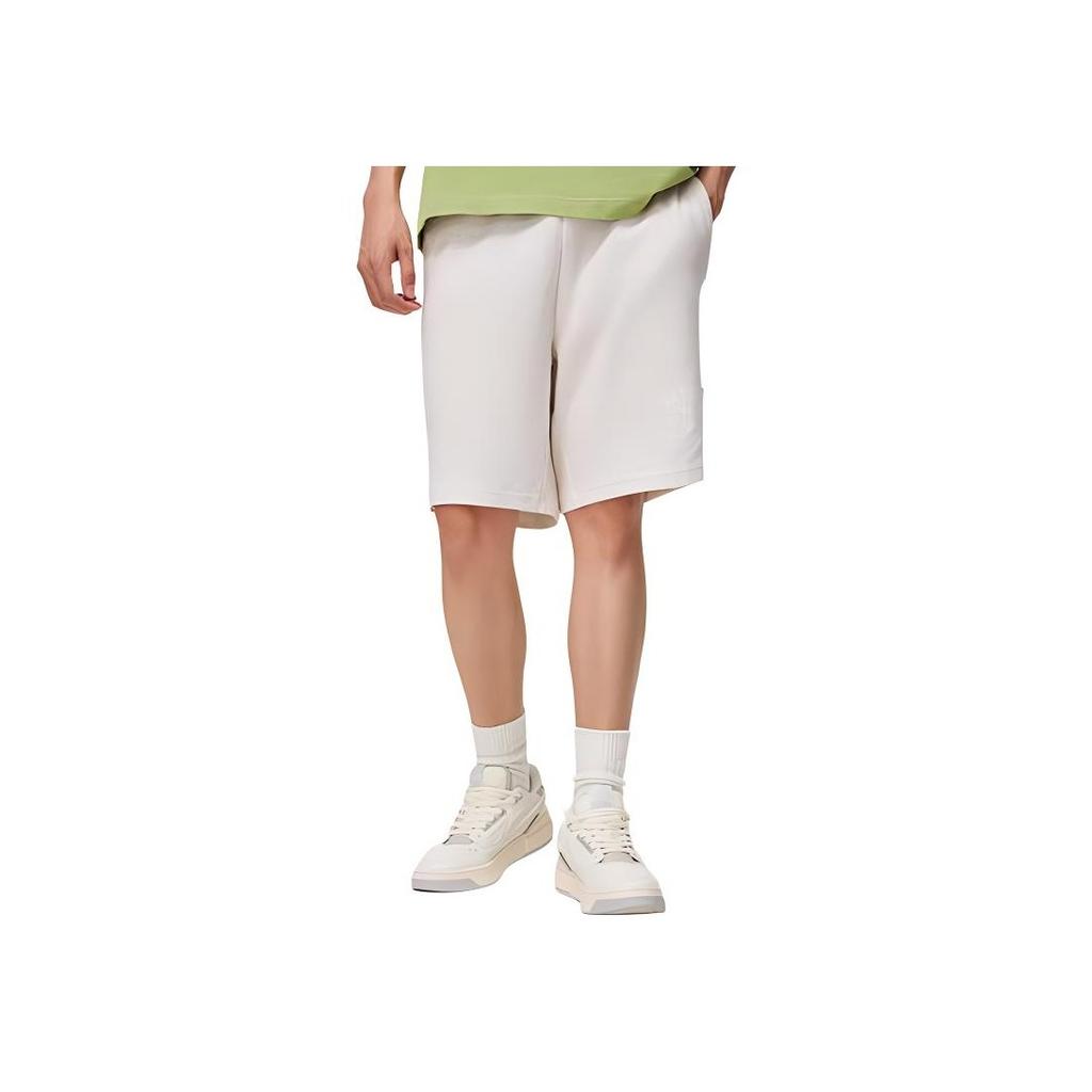 Li Ning Bad Five Quick-Dry Cool Breathable Printed Letter Knitted Casual Shorts Men Shorts Flower-Gray Tile-Gray AKSU681-2