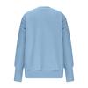 Damen Pullover mit Farbe und Sweatshirt Plüsch Langarm Mode Sweatshirt
