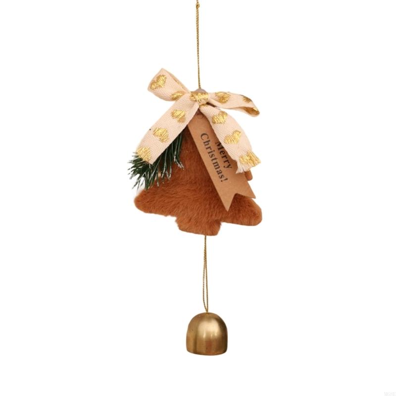 Festival Fabric Bells Hanging Decorations Christmas Tree Ornament for Christmas Wedding Birthday Indoor and Outdoor M68E