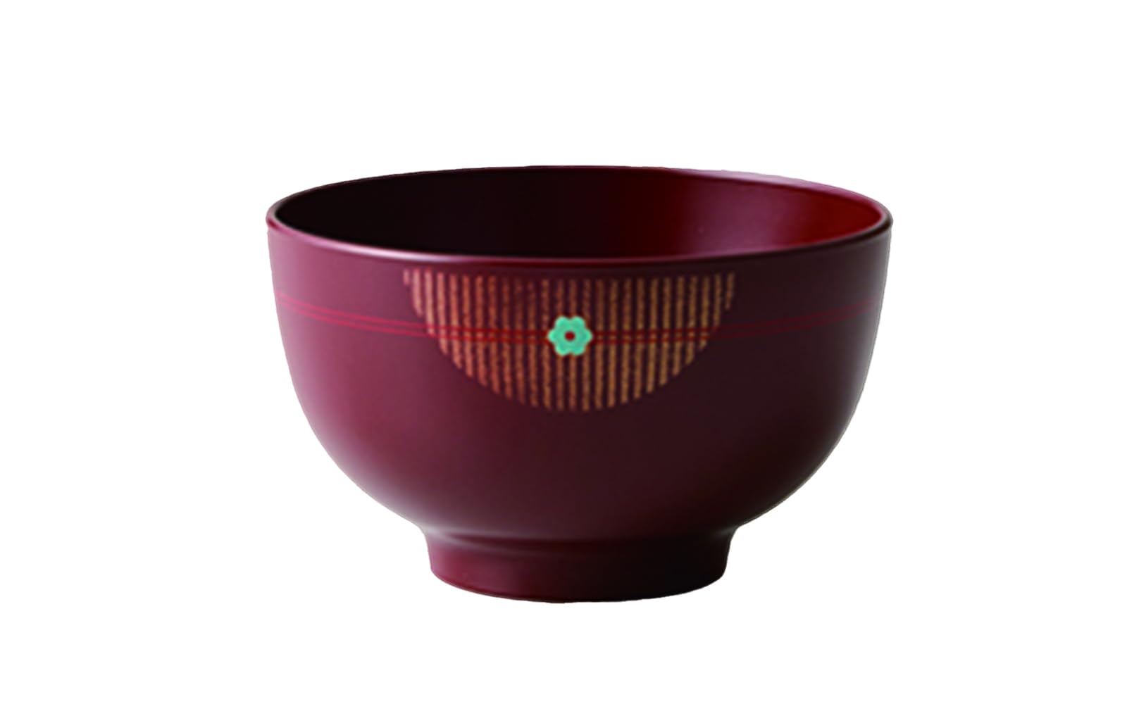 Takenaka Musubi Soup x Made in Bowl, Approx. 11.7 6.9cm, Japan, Vermilion, T-46657