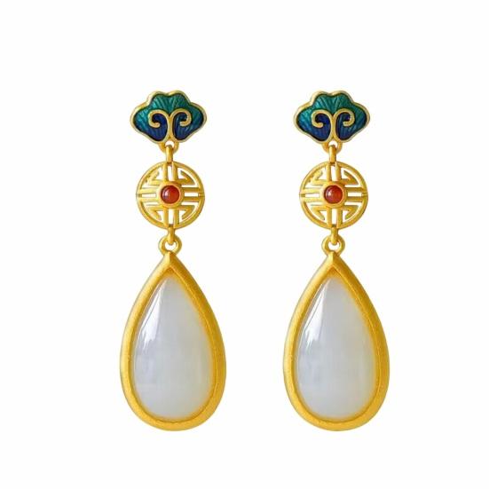 1 Paar Hängende Ohrringe für Damen, Blumen-Quaste, Schmetterlings-Dekor, Zirkonia, galvanisiert, Ohrschmuck, Schmuck für Damen, Abschlussball, Huggie-Ohrring, Party