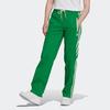 adidas Originals X Sporty & Rich Collaboration Retro Sports Solid Color Elastic Logo Straight Leg Sweatpants Women Bottoms Green IB2154