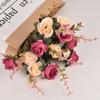 Decorative Rose Flower Set With Realistic Silk Material For Party And Event Decor
