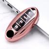 TPU 4 Button Fob Shell Case Key Cover Fit for Nissan Altima Armada Gt-r Maxima Murano Patrol Rogue Leaf Versa 370z Sentra