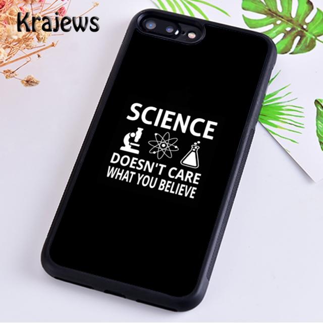 Krajews Atom Science Chemistry Phone Case Cover For iPhone 17 Air 16 15 14 plus 11 12 13 pro max coque Shell Fundas