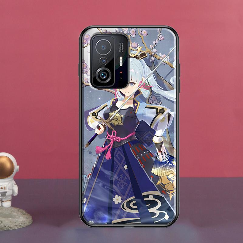

Kamisato Ayaka Genshin Impact для POCO X5 X3 F5 Pro X4 F4 GT M5s C40 F3 чехол для Xiaomi 13 Lite 12 11T 12T Pro 12X чехол POCO M4 Pro 4G