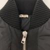 MIUMIU 13AW Black Belted Down Coat coat 36 blackUsed