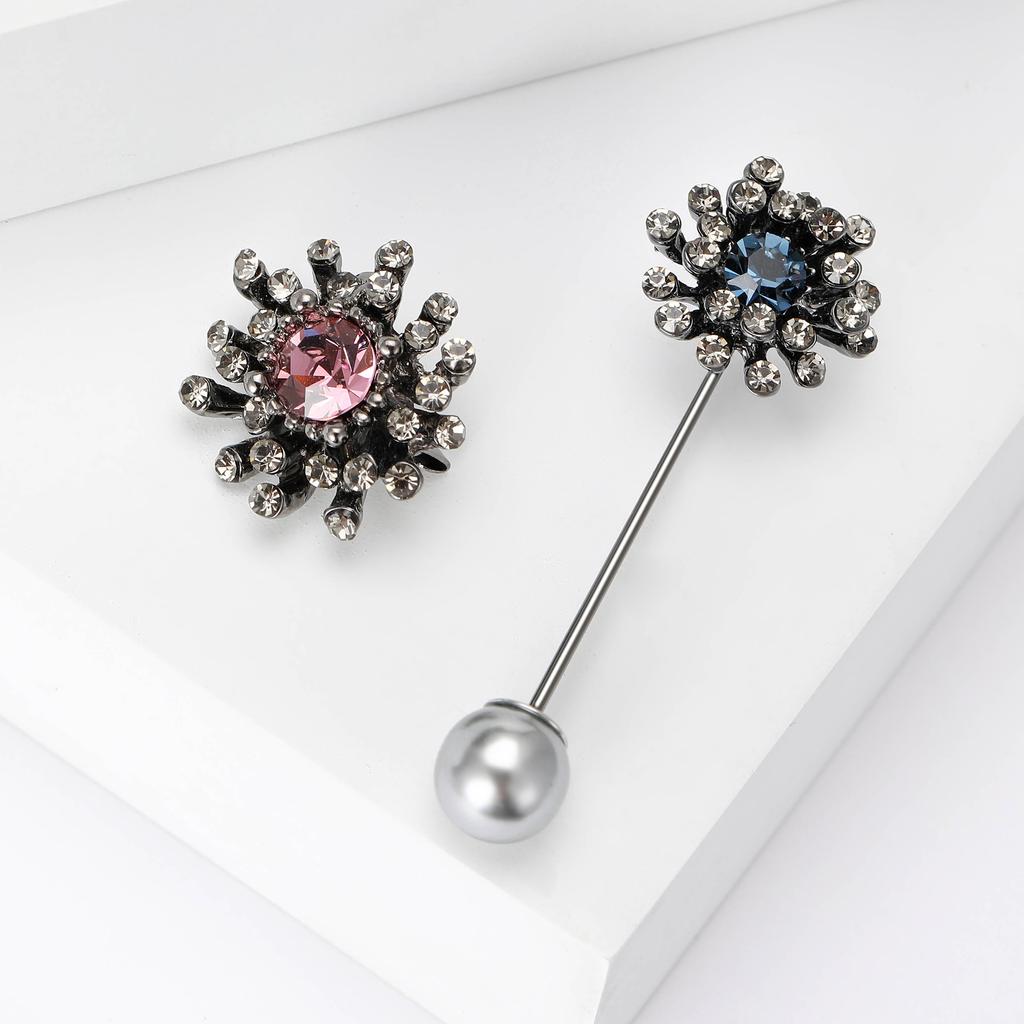 Fashion Alice Eco Gun Black Brooch Vintage Niche Pin Ladies Clothing Accessories Corsage