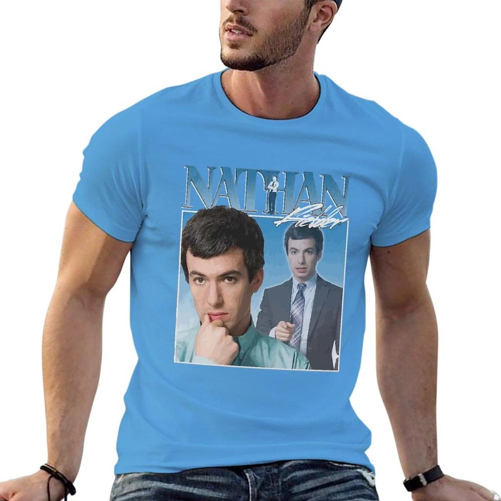 Nathan Fielder 90s Tshirt Unisex Clothes Blanks Anime Aesthetic Clothing Unisex Graphic T Shirts