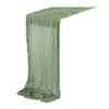 Tischläufer, rustikale Tischdecke, weich, waschbar, lichtecht, handgefärbte Tischdecke, Hochzeitsfeier-Dekoration