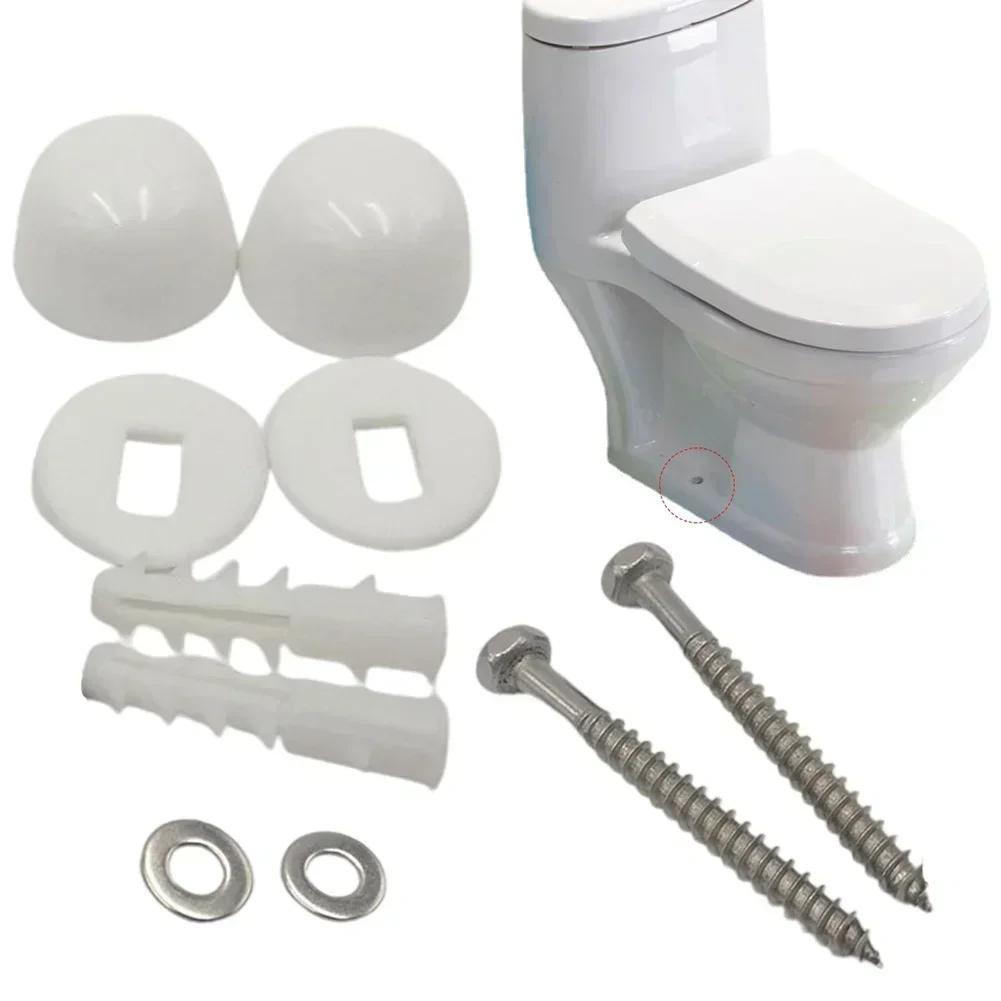Toilet Bidet Anchor Bolts Set Pan Fix To Floor Kit Repair Fixings Fitting Screws Toilet Bowl Fixing Device Tool Prevent Movement