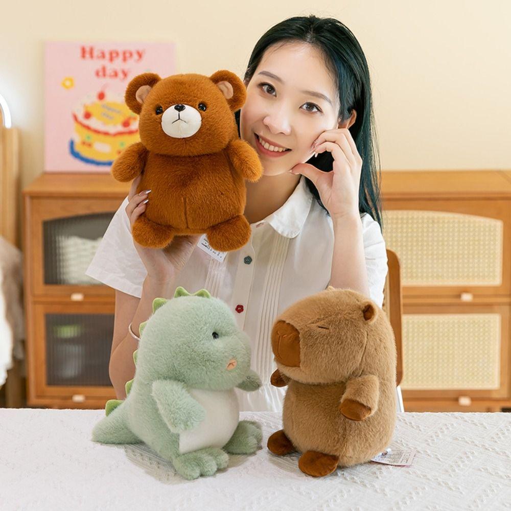 Simulation Capybara Plush Toys Koala Elephant Plush Doll Dinosaur Animal Plush Pillow  Bedroom