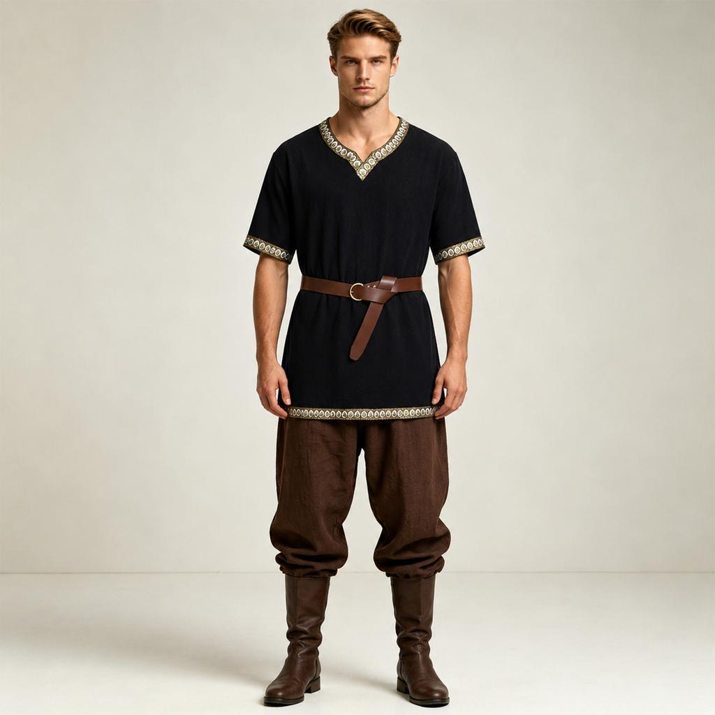 Men's Costume with Waistband for Halloween
