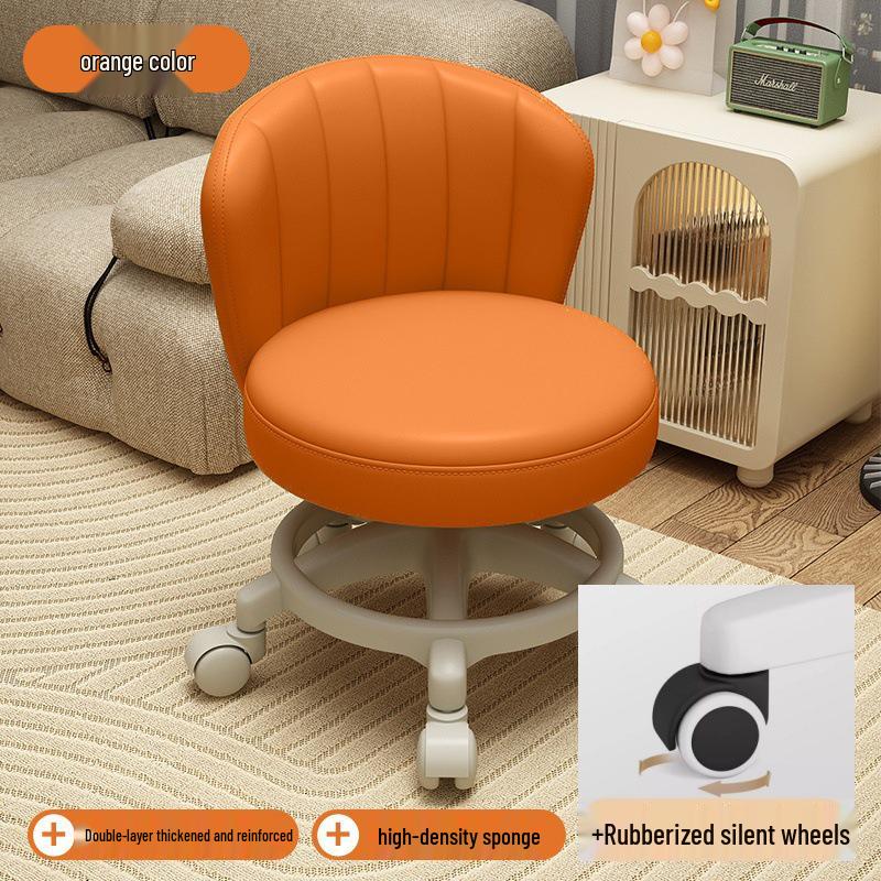 Adjustable Rolling Stool for Kids: Walk Learning, Shoe Changing, Grout Cleaning, Silent Mopping, with Wheels