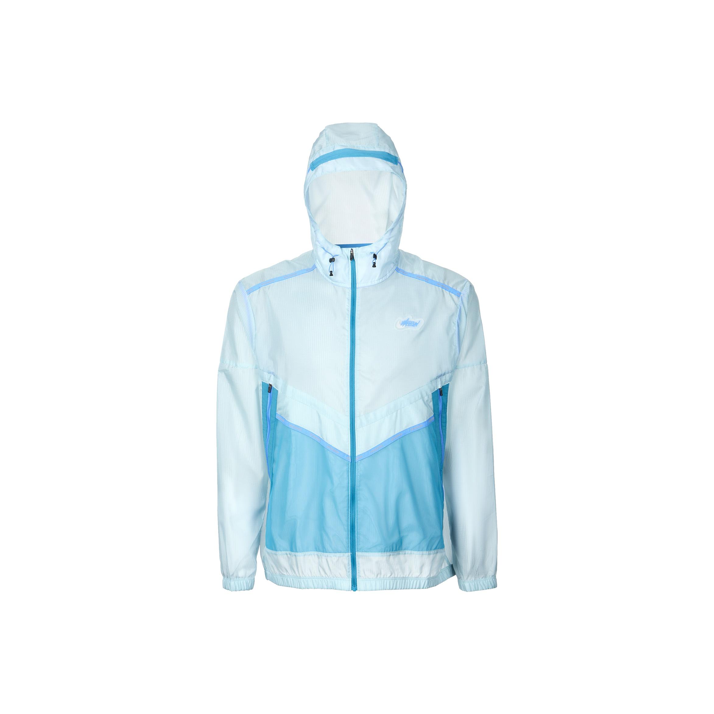 Мужская беговая куртка с принтом Nike Repel Wild Run Windrunner, синяя DD5392-366 M