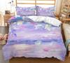 Spring Flower Duvet Cover King Size Double Bed Pink Cherry Blossom Bedding Set for Girls Teens Adults Room Decoration 3 Pcs