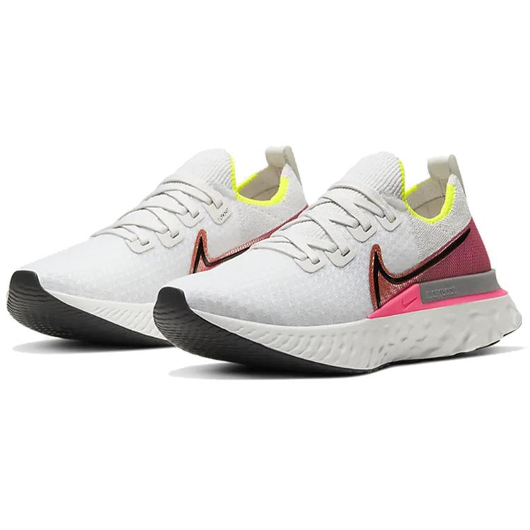 Ny Nike React Infinity Run Platinum Rosa Oransje Dame CD4372-004
