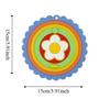 Cute Cartoon Rainbow Floor Drain Cover Thickened Soft Bathroom Drain Stopper Simple Silicone Pad Sink Strainer Kitchen