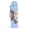 1PC Pink Hair Girl Character 750ml Color Plastic Sports Water Bottle Leakproof Flip Straw Lid Suitable for Sports Office Home Use