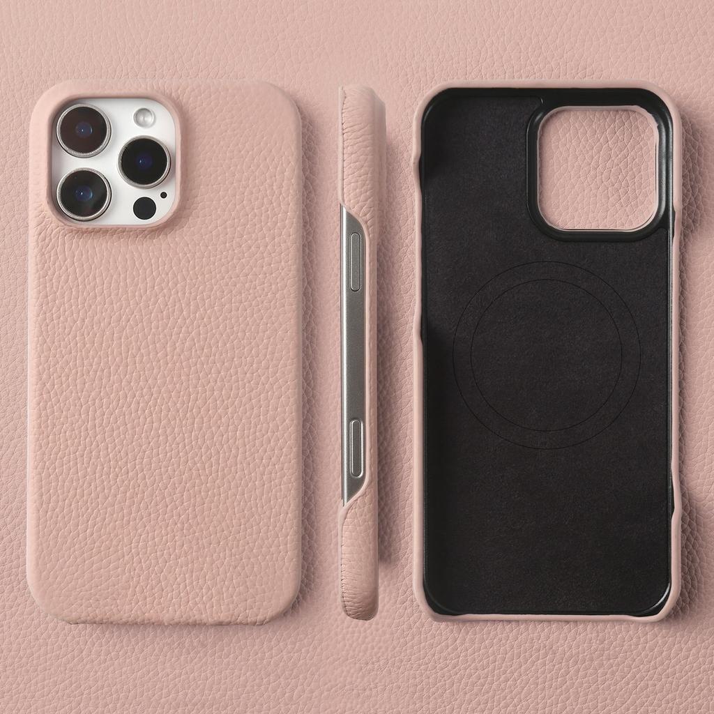 Премиальный магнитный чехол из натуральной кожи для iPhone 16 Pro Max 15 14 13 12 11 Беспроводная зарядка Магнитная крышка Magsafe Ударопрочный чехол