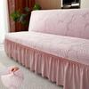 1PC Jacquard Armless Sofá Cama Capa Quatro Estações Universal Slipcover Elástico All-inclusive Soft Sofá Protetor Funda De Sofá