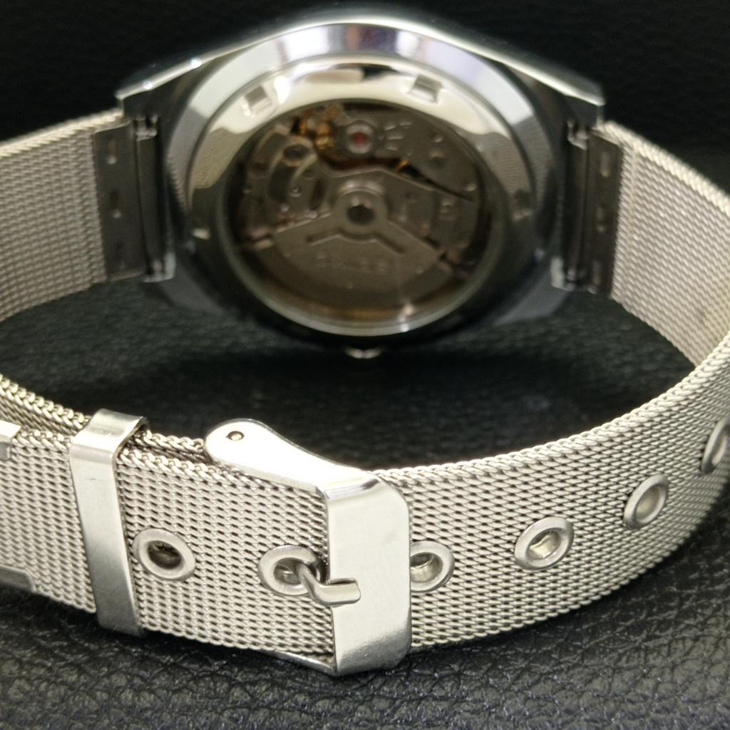 JAPAN SEIKO 5 AUTOMATIC MENS 6309A REFURBISHED GREEN COLOR DIAL WATCH A440268-4 Sk-a440268