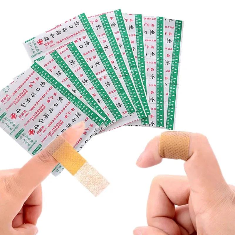 50Pcs/100Pcs Breathable First Aid Band Aid Plasters Emergency Adhesive Bandage for First Aid Sticking Plasters Skin Patches