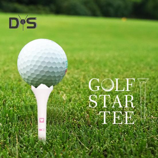 50Pcs Plastic Golf Tees High Durability Vibrant Color Easy To Use Compact Design Portable Golf Tees Accessories