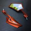 8 Colors Motorbike Motorcycle Rear View Mirror Moto Accessories Unviersal 8MM 10MM Scooter Mirror Motocross Rearview