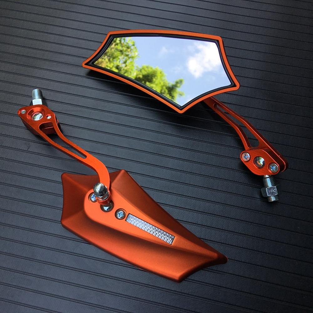 8 Colors Motorbike Motorcycle Rear View Mirror Moto Accessories Unviersal 8MM 10MM Scooter Mirror Motocross Rearview