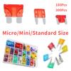Car Fuses Assorted Kit Mini Standard Micro with Box 180Pcs 300Pcs Fuses4