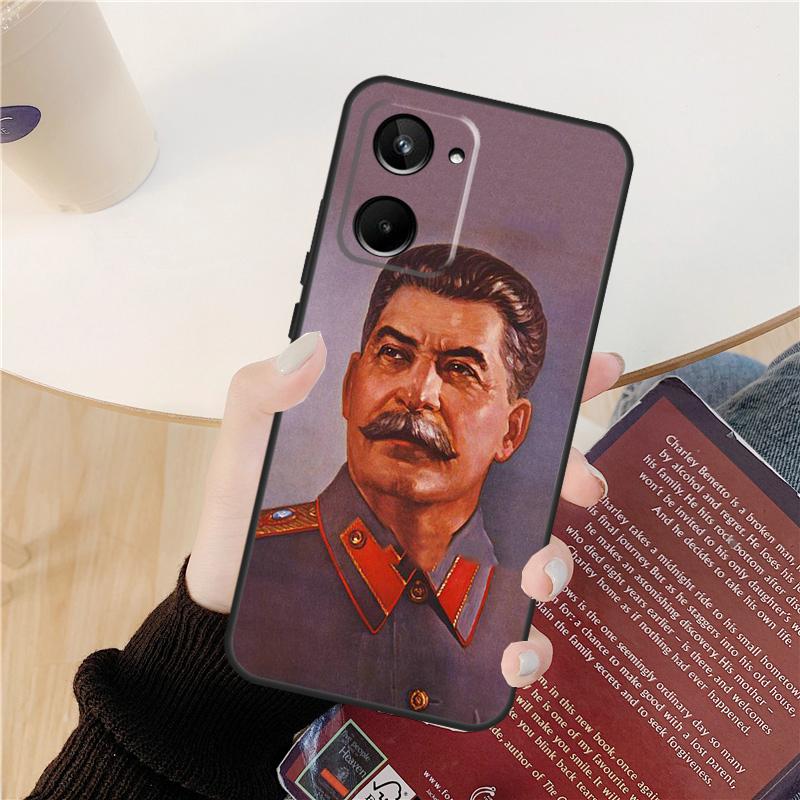 

Stalin Soviet Case For Realme GT 6 6T 5 GT7 Pro 10 11 12 13 14 Pro Plus C53 C51 C21Y C25S C55 C67 C61 C75 Realme C67 4G