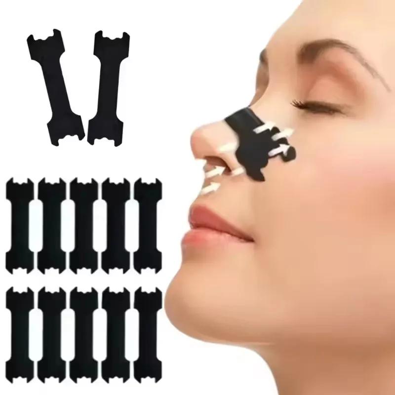 

60/30/10PCS Extra Strength Anti Snoring Nasal Strips, Non-Invasive Better Sleep Nose Strips for Adults & Kids чорний