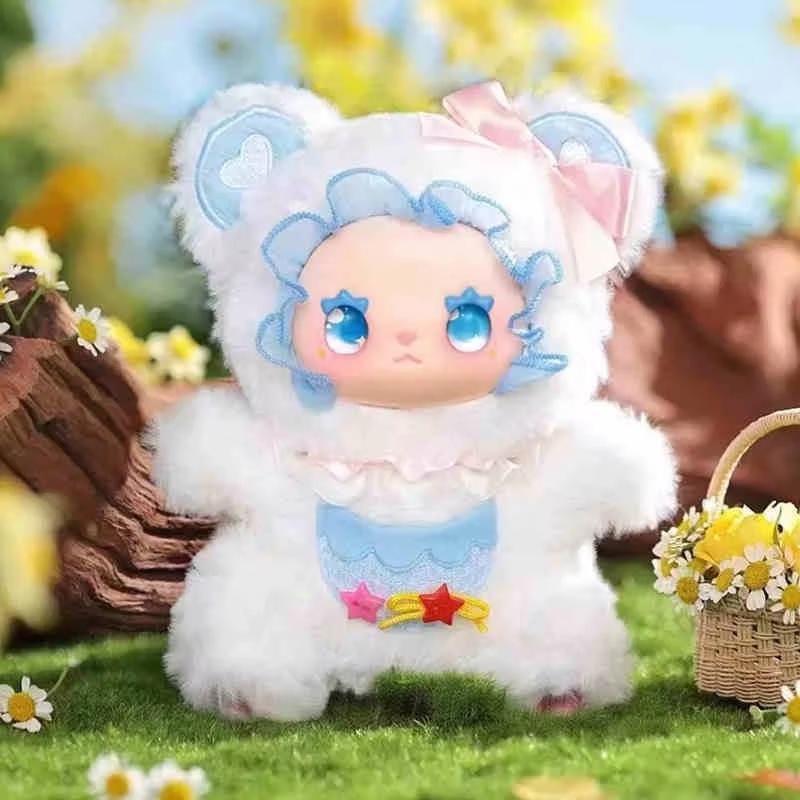 

Lovely Emma Pocket Zoo Vinyl Plush Blind Box Doll Desktop Birthday Gifts Toy Ornament Collectible Model Backpack decoration Cuddly Stuffed Fluffy