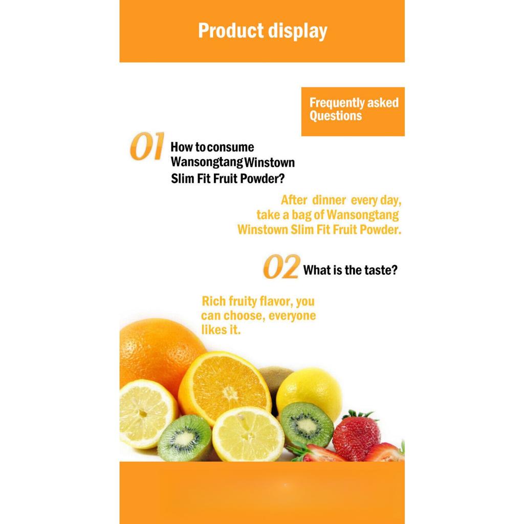 Slim Fit Juice Weight Loss Instant Kiwi Lemon Powder Pineapple Juice Slim Tea