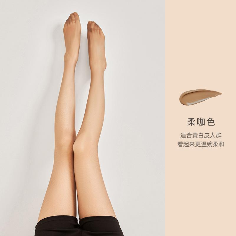 Thin anti-hook silk stockings, durable black stockings, summer 0d skin socks, bare-leg artifact, pineapple socks