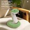 Cat Toy Snake 1pc Crinkle Sound Toy Soft Linen Interactive Kitten Exercise Kicking Toy Suitable for Indoor Cats Suitable