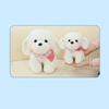 Adorable Bichon Frise Plush Dog Stuffed Animal Doll Soft Pillow For Girls Gifts