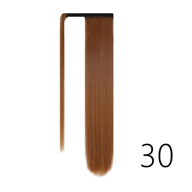 

MISS WIG женский длинный прямой парик с хвостиком, черный, коричневый, синтетический, высокотемпературное волокно, наращивание волос с хвостиком, ежедневное использование