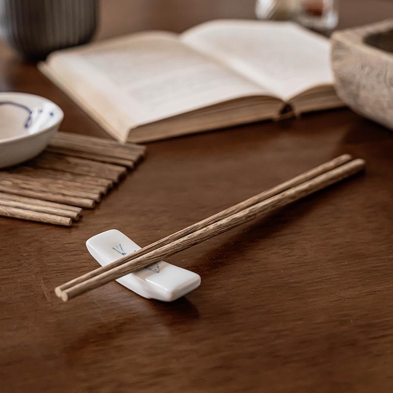 Japanese-Style Household Chopsticks Tableware Retro Wooden Chopsticks Restaurant Practical 10 Pairs Of Kitchen Non-Slip Solid Wood Chopsticks