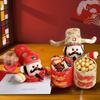 God of Wealth Candy Box for Spring Festival Lucky God Candy Box for Cookie Candy Festive Desk Candy Organizers Box