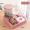 Food Feeder and Water Dispenser Integrated Pet Feeder Double Bowl Automatic Cat Dog Feeder Food Water Dispenser Pet Supplies