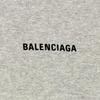 BALENCIAGA Back Logo Hoodie Gray Men's Size XS Model 600583