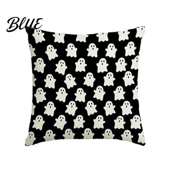 Spooky Theme Home Ornaments Halloween Ghost Cushion Cover