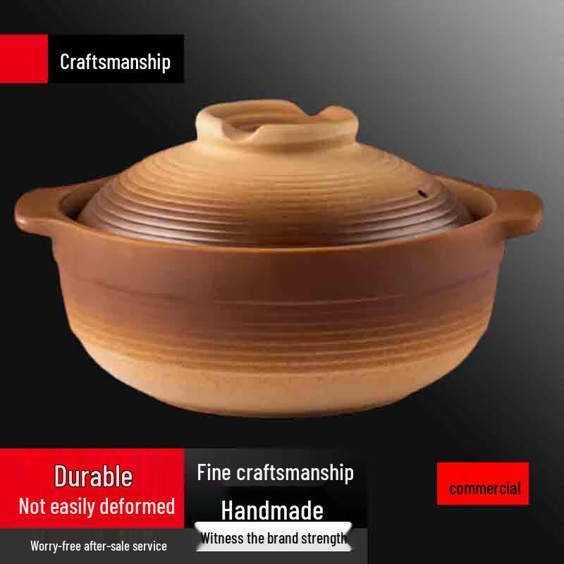 High-Temperature Ceramic Casserole Pot