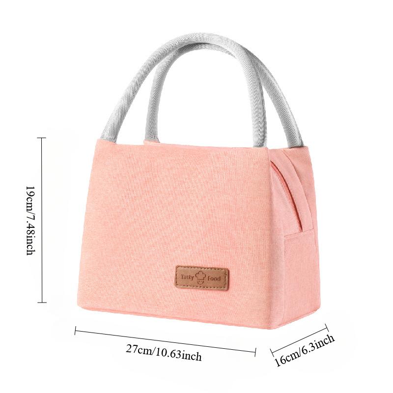 Lunch Bag Thermal for Men and Women, Shoulder Bag, Insulation Aluminum Foil, Cooler Picnic Waterproof Meal Box Storage Bag