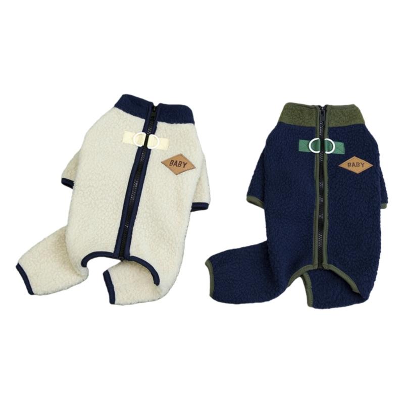 Fleece Dog Coat With Leash Attachment For Small Breeds Winter Warmth Soft Insulated Apparel For Chihuahuas Corgis