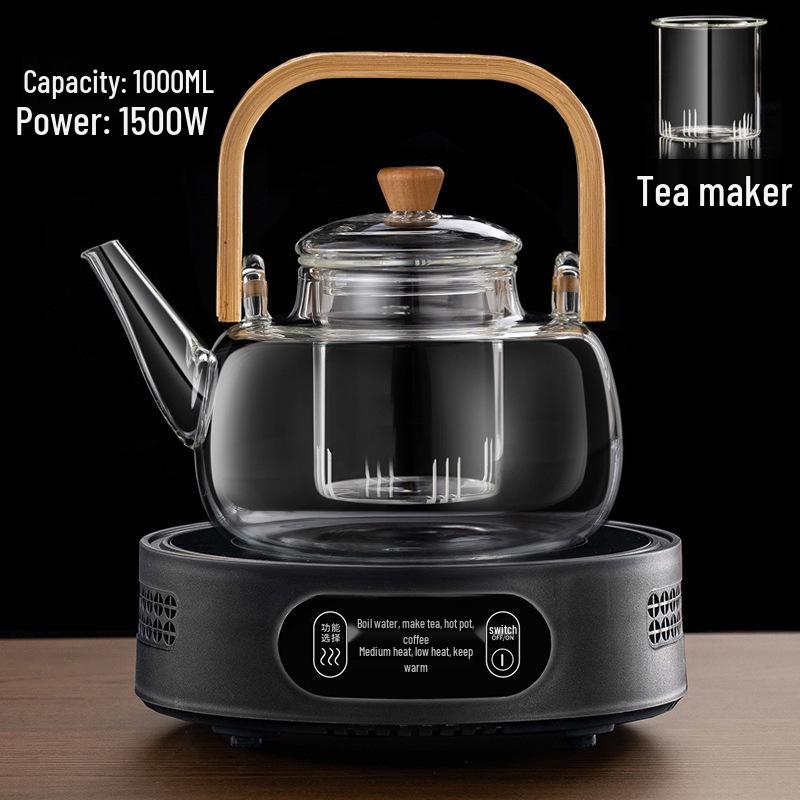 Mi Ceramic 1500W Mini Tea Maker & Induction Cooker - Automatic Warm, Compact Design for Home